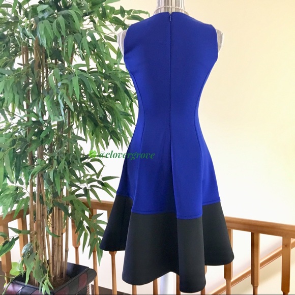 NWOT Calvin Klein Color Block Dress 2 - Picture 3 of 9